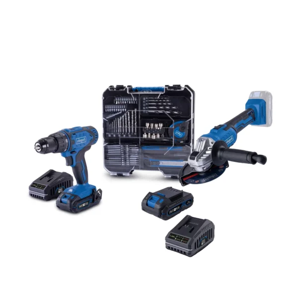 Scheppach aku set bušilica i ugaona brusilica IXES KIT 2