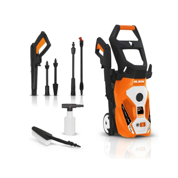 RURIS električni perač visokim pritiskom CleanPowerJet 1300 1600W 130bar