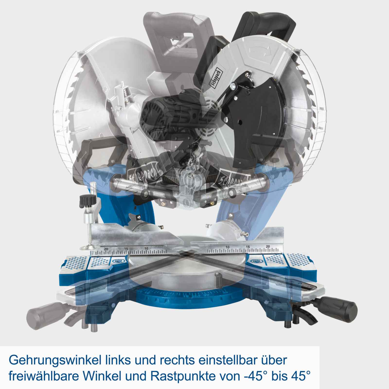 Scheppach preklopna potezna pila HM140L 305mm - Image 3