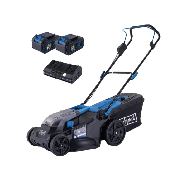 Scheppach aku kosačica kosilica Brushless IXES BC-MP430-X SET XL2 2x4Ah