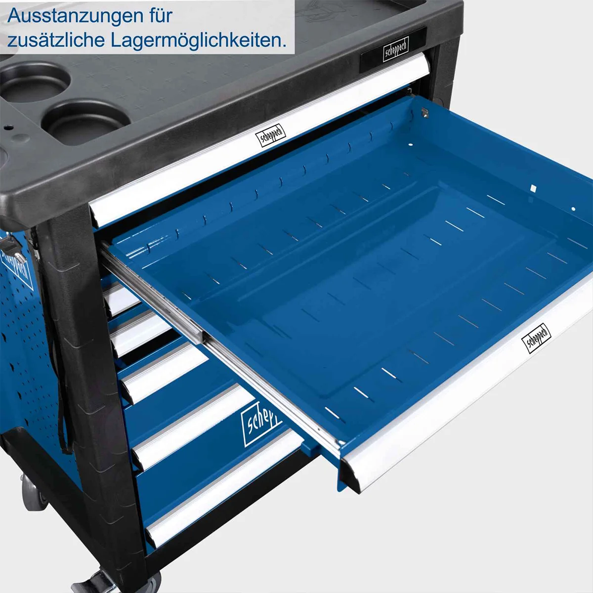 Scheppach set kolica za alat sa 70 komada pribora TW1100 - Image 7